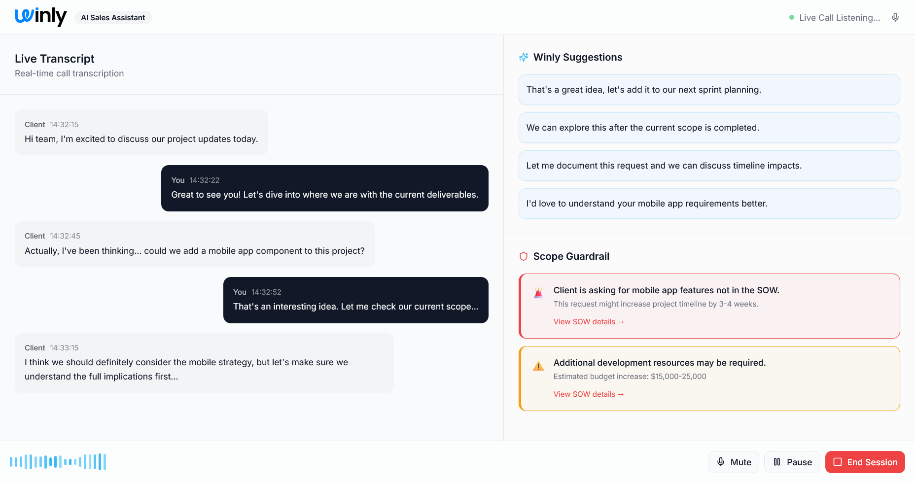 Winly Product Preview